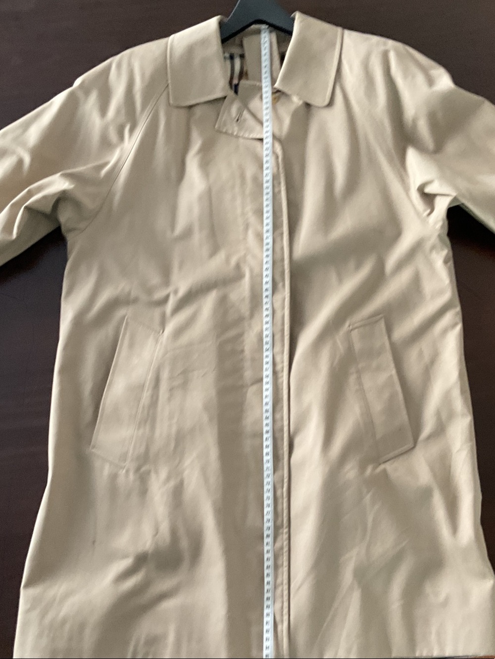 Vintage Burberrys London Nova Check Lined Belted Car Coat UK 12 - Picture 10 of 11